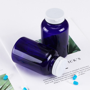 100ml120ml150ml200ml 300ml chai thuốc dược phẩm chống trẻ em có nắp bản lề rỗng viên nang đen dễ kéo nắp - Product Image 6