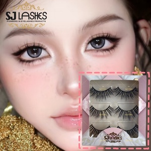 Dropshipping mondial, faux cils d'usine, lot de cils, plusieurs paires, faux cils en vison 3D, faux cils moelleux, vente en gros - Product Image 2