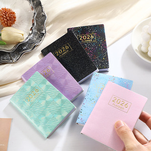 Rush Deliver Multi Colors Portable Weekly Calendar Mini Pocket Daily Planner Customizable Size A7 Notebook As Promotional Gifts