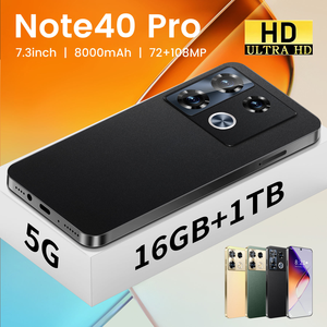 Smartphone Note40 Pro 5G 16GB + 1TB Android Téléphone portable AI Écran 7.3 pouces Charge rapide Dual Sim déverrouillé - Product Image 4