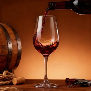 Juego de Copas de Vino Tinto de Lujo, 301-400 ml, Copas de Cristal con Tallo de Gran Volumen para Cócteles, Fiestas y Uso Doméstico - Product Image 1