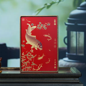 <span class=keywords><strong>ของ</strong></span>ตกแต่งโต๊ะห้องนั่งเล่นลายปลา<span class=keywords><strong>คา</strong></span><span class=keywords><strong>ร์</strong></span><span class=keywords><strong>ฟ</strong></span>เก้าตัว สไตล์โบราณ งานฝีมือทองเหลือง <span class=keywords><strong>ของ</strong></span>ขวัญสำหรับเจ้านายหรือผู้บริหาร <span class=keywords><strong>ของ</strong></span>ขวัญทางธุรกิจ - Product Image 2