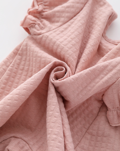 Ropa de Bebé 100% Algodón Verano 2022, Diademas con Lazo Gratis, Ropa Infantil de Color Sólido, Estilo Coreano, Mamelucos para Bebés Niñas - Product Image 6