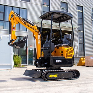 Miniexcavadora de orugas de 1.3 toneladas con rendimiento estable, operada por piloto, motor Koop y bomba, admite personalización - Product Image 4