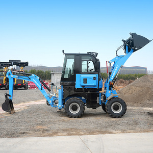Minicargadora Retroexcavadora para Cargar <span class=keywords><strong>y</strong></span> Transportar Materiales en Terrenos Complejos para Excavar Tierra, Minicargadora Retroexcavadora de Alta Eficiencia - Product Image 4