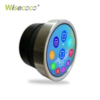 Perilla de control inteligente con pantalla circular de 1.52, 1.53, 1.6, 2.1 pulgadas, interruptor codificador giratorio UART, perilla codificadora rotativa