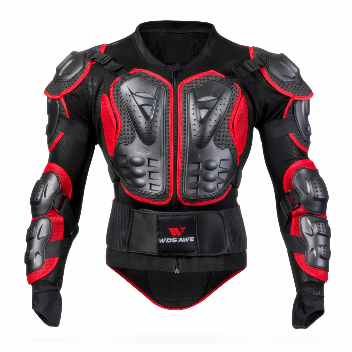 Wohawe - Jaqueta de proteção para motocicleta masculina, armadura de corpo inteiro, proteção para costas, peito, ombro, equipamento de proteção para motocross, roupa ideal para uso em moto