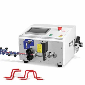 Multi-function wire cutting cable stripping bending machine cable cut strip bend machine