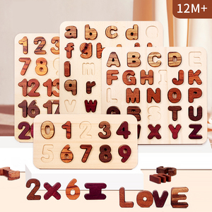 Tùy Chỉnh Bảng Chữ Cái Số 3D Học Tập Câu Đố <span class=keywords><strong>DIY</strong></span> Montessori Hoạt Động Bảng Phân Loại Trò Chơi Giáo Dục Đồ Chơi Cho Trẻ Em Trai Cô Gái - Product Image 4