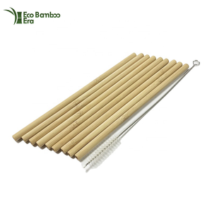 Sedotan Bambu Ukir Biodegradable 100% Alami Sedotan Bambu Organik Ukiran Laser Sedotan Serat - Product Image 3