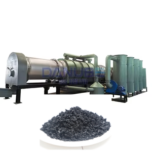 Continuous Agricultural Waste Carbonization Furnace Bio Charcoal Making Machine Rice Husk Carbonizer - Product Image 1
