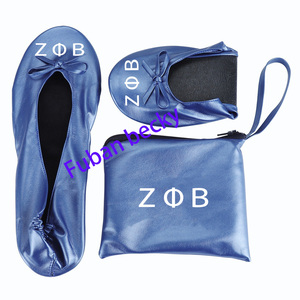 Spantofola per Sorority personalizzata in fabbrica con lettere greche rosse nere stampate Design DOI/TLOD/<span class=keywords><strong>SGR</strong></span>/ZOB/OES/NCNW/NAUW/XHO/link - Product Image 4