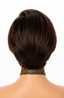 Nouvelle couleur 1b/4, perruque courte droite en dentelle transparente 13*4, cheveux humains, densité 300%, coupe pixie, perruque courte à dentelle frontale pour femmes