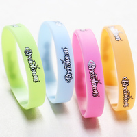 Kofei Individuelles Logo Fußball-Fans Armband Fußball-Fan Zubehör Fußball Gummi Silikon Fans Armband Armbänder