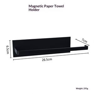 Single Tier Metal Side-Mounted Three-Hole Magnetic Cup <b>Rack</b> <b>for</b> <b>Kitchen</b> Refrigerator No-Drill Wall-Mounted <b>Storage</b> - Product Image 6