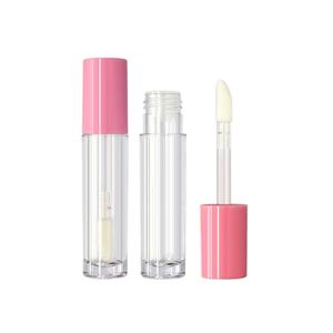 Tube de gloss à lèvres mat 6 ml, logo personnalisé, tubes de gloss à lèvres givrés roses, tubes de gloss à lèvres vides avec logo privé - Product Image 1
