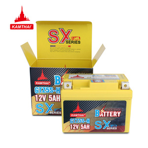 Batería de Motocicleta KAMTHAI de 12v Recargable Libre de Mantenimiento, Batería de Motocicleta de 12V 5Ah, Precios para Batería de Motocicleta <span class=keywords><strong>Yamaha</strong></span> - Product Image 1