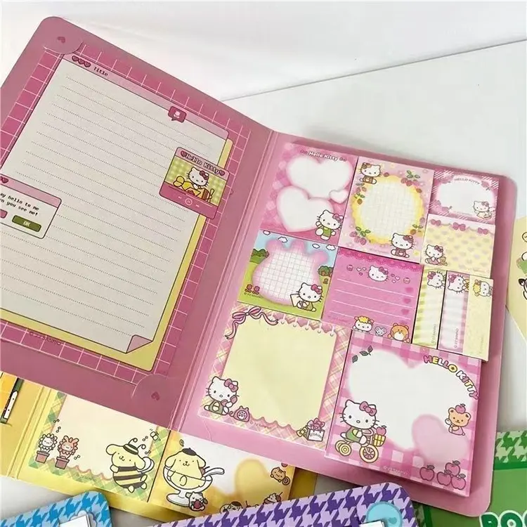 Nieuw Ontwerp Oem Sticky Notities Journal Notebook Clear Sticky Notes Pad Paper Sticknotitie Sets