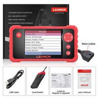 Escáner OBD2 LAUNCH CRP123 V2.0 Original para Todos los Autos, Lector de VIN OBDII, Herramientas de Diagnóstico Automotriz, Actualizaciones Gratuitas de por Vida
