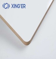 La mélamine stratifiée par couleur adaptée aux besoins du client a fait face aux meubles de panneau de la feuille de MDF HDF 3mm-18mm épaisseur 1220x2440 taille de la Chine