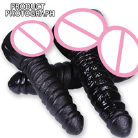Dildo de Simulación Extra Grande y Grueso, Tapón Anal con Rosca Grande para Fácil Inserción, Masturbación Femenina, Pene Grande