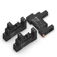 Soket Relay Miniatur 5-Pin 12A AC Daya Rendah yang Dapat Disesuaikan 14F-1Z-C3 Perlindungan Tertutup Perlindungan Jari Umum