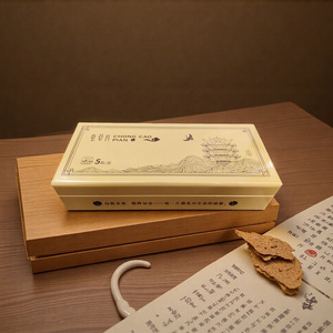 Boîte Cadeau de Comprimés de Cordyceps Chong Cao Pian, 5 Bouteilles, Boîte de Rangement en Bois Premium, Emballage Médical Fait Main - Product Image 4