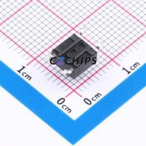 TP10721660 Tactile Switch SMD,6x6mm Switch Single Pole Single Throw Round Button 1.6N Vertical Mount - Product Image 2