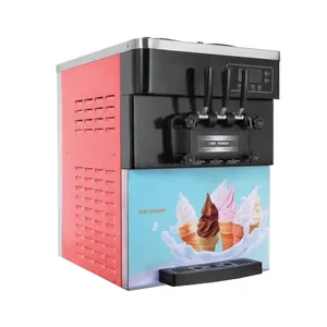 3 hương vị Icecream làm cho thương mại tự động Ice Cream Making máy mềm phục vụ Máy làm kem cho kinh doanh Ice-cream cửa hàng