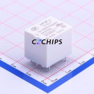 HF3F-L/5-1HL1T Magnetic Latching Relay Through hole,15.2x19mm Relay 5V 1 Normally Open: 1A (SPST-Normally Open)::: 4 10A-277VAC - Product Image 1