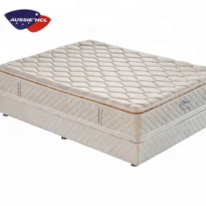 Prezzo di fabbrica 12 13 15 pollici tasca aperta materasso a molle elicoidali 5*6 doppia regina king size cuscino top materasso morbido in memory foam