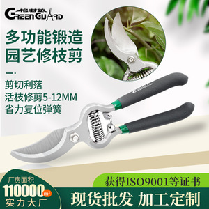 กรรไกรตัดแต่งกิ่งกรีนการ์ด ไบพาส สแตนเลสสตีล 20-30 มม. ดีไซน์แบบผีเสื้อ สำหรับสวน ดอกไม้ ต้นไม้ผลไม้ - Product Image 4