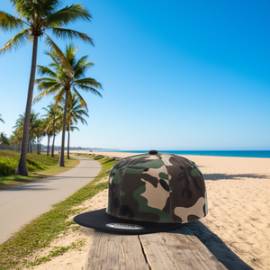 Gorra Snapback de Lona PS, Unisex, Estilo Y2K, para Playa, Ciclismo, Casual, con Diseño Digital Multipanel - Product Image 2