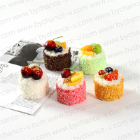 Set de Decoración de Mini Pasteles Artificiales, Postres Falsos de Aspecto Delicioso para Buffet, Restaurante, Hotel, Decoración de Graduación