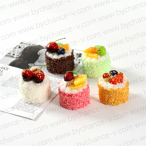 ชุดตกแต่งเค้กจิ๋วจำลอง สวยงามเหมือนจริง สำหรับจัดแสดงบนโต๊ะบุฟเฟ่ต์ ร้าน<span class=keywords><strong>อาหาร</strong></span> และตกแต่งโรงแรม - Product Image 3