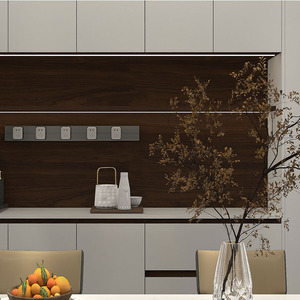 ארון אחסון מודרני מינימליסטי לסלון עם מגירות ודלתות - Product Image 2