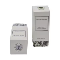 Grandes boîtes rigides personnalisées haut de gamme en papier pour l'emballage de sérums de soin de la peau et de parfums, avec pelliculage mat, fermeture magnétique et doublure en éponge
