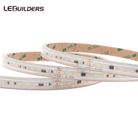 Bande LED en cuivre 2835 SMD, 100lm/W, 220V/230V AC direct, étanche IP65, 50m/rouleau, blanc chaud, garantie 3 ans