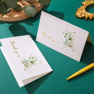 Cartes de remerciement personnalisées avec enveloppes et cartes de remerciement pliées pour les petites entreprises - Product Image 1