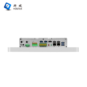 Fabricación de computadora de panel industrial integrada resistente IP65 2 LAN 6 RS232/485 Windows 10 IoT PC de panel industrial de montaje en pared - Product Image 5