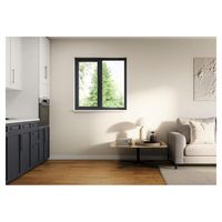 Ventanas de Aluminio Personalizadas con Marco para Villa de Lujo, Gran Tamaño, Vista Panorámica, Fachada de Vidrio Fijo