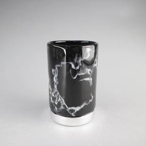 Set di Accessori da Bagno <span class=keywords><strong>in</strong></span> Ceramica Porcellana Hengfei, 3 Pezzi, Design <span class=keywords><strong>in</strong></span> <span class=keywords><strong>Marmo</strong></span> Nero, Dispenser Sapone, Bicchiere, <span class=keywords><strong>Portasapone</strong></span> - Product Image 6