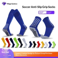 Chaussettes de football pour enfants, mi-mollet, tricotées, antidérapantes, absorbant les chocs, avec semelle en tissu éponge, en polyester, pour l'été (ODM)