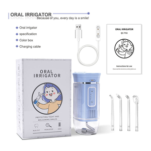 Irrigador Bucal Portátil Lula con Tanque de Agua de 200 ml, Visualización con Espejo, Blanqueamiento Dental, Cuidado Dental, Alimentación USB, Modelo Extensible - Product Image 2