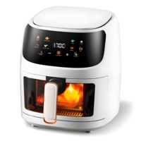Popular barato 6L 8L inteligente profundo eléctrico antiadherente multifuncional freidora de aire digital para Cocina