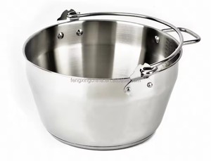 Large Stainless Steel 9L Jam Pot <strong>Preserving</strong> Maslin <strong>Pan</strong> - Product Image 6