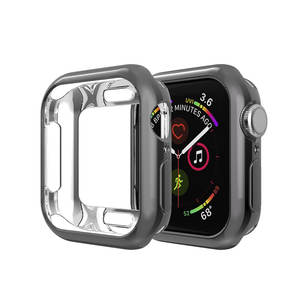 <span class=keywords><strong>Coque</strong></span> en TPU silicone électrolytique colorée pour <span class=keywords><strong>Apple</strong></span> <span class=keywords><strong>Watch</strong></span> Series 4 5 <span class=keywords><strong>6</strong></span> 7 8 10 <span class=keywords><strong>40</strong></span> 44 41 45 42 46 49mm cadre de protection pour montre intelligente - Product Image 3