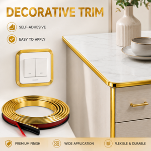 <span class=keywords><strong>Bande</strong></span> de garniture décorative en PVC en forme de U, chromée, dorée et argentée, pour canapé, en gros, <span class=keywords><strong>3M</strong></span> - Product Image 2