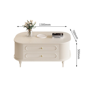 Meuble TV en bois de style américain minimaliste, console multimédia de luxe moderne, mobilier d'intérieur en gros - Product Image 6
