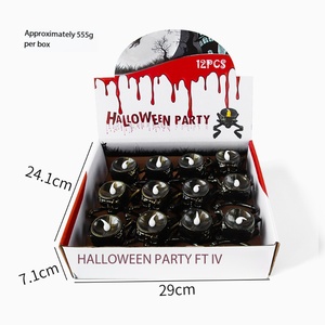 Luces LED de mano de esqueleto para Halloween al por mayor, accesorios de ambiente, luces nocturnas de pie de esqueleto, decoración para el Festival de los Fantasmas, velas decorativas - Product Image 6